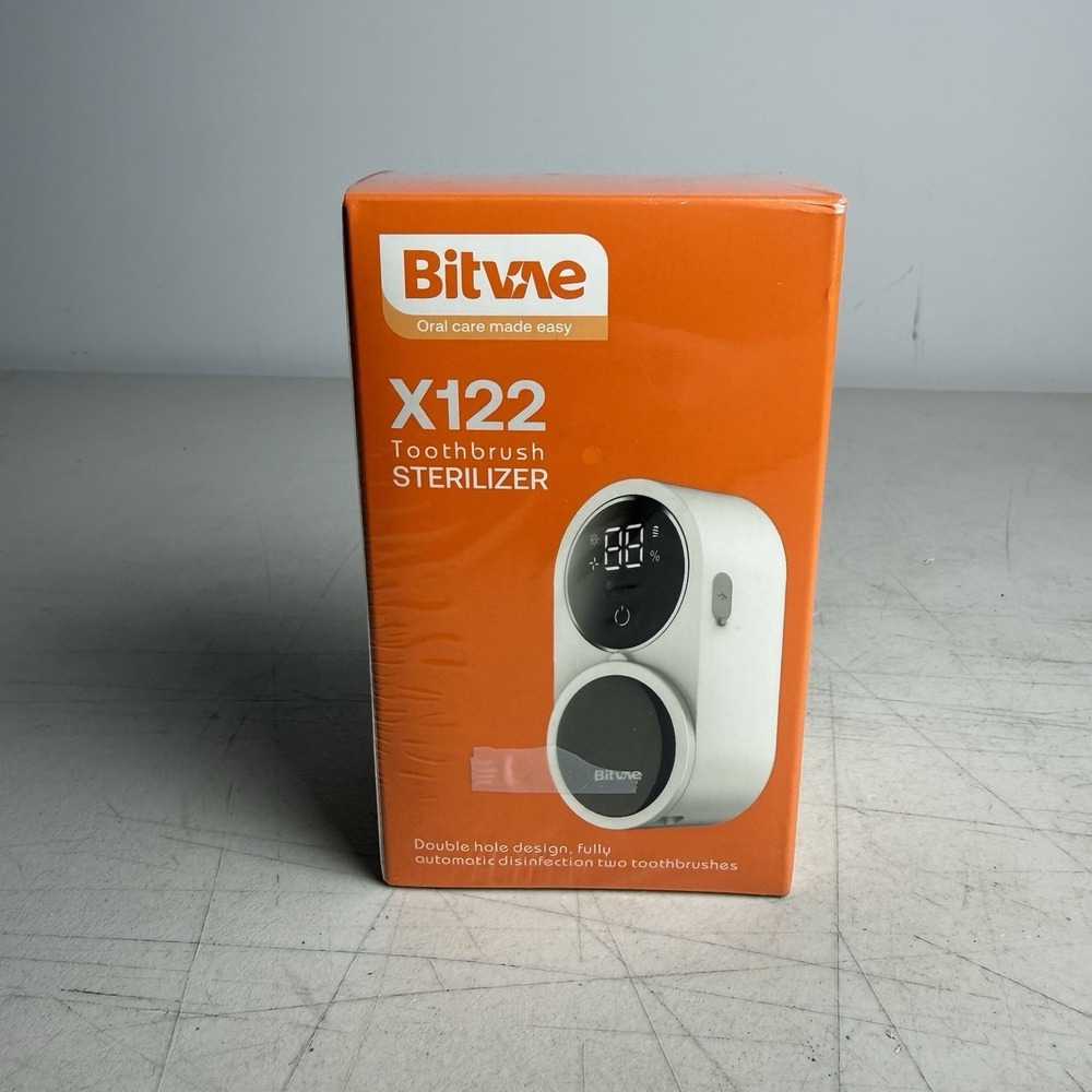 Bitvae X122 - 2 Toothbrush Sterilizer with LED Smart Screen ORAL CARE - SEALED